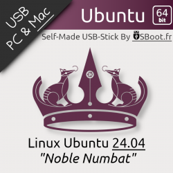 Clé USB Linux Ubuntu 24.04...