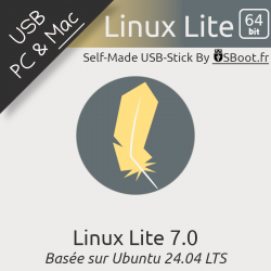 Clé USB Linux Lite OS 7.0...