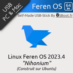 Clé USB Linux Feren OS...