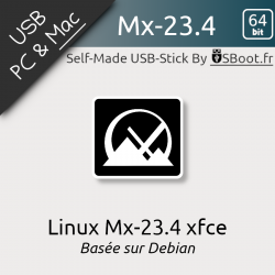 Clé USB Linux Mx-23.4...