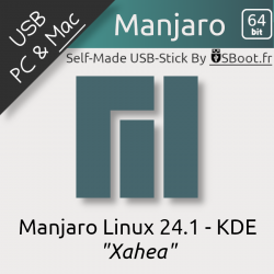 Clé USB Manjaro Linux 24.1...